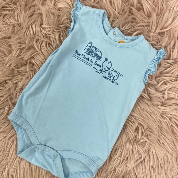 New Chick In Town Carhartt Onsie - Picture 1 of 3